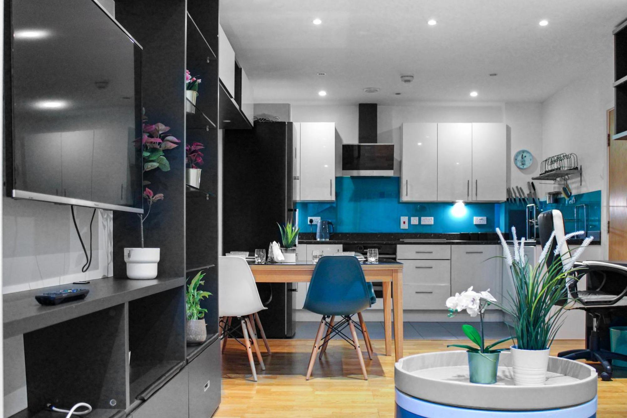 Appartamento Walk To King's Hospital,private Terrace,828 Sq Ft,workspace *